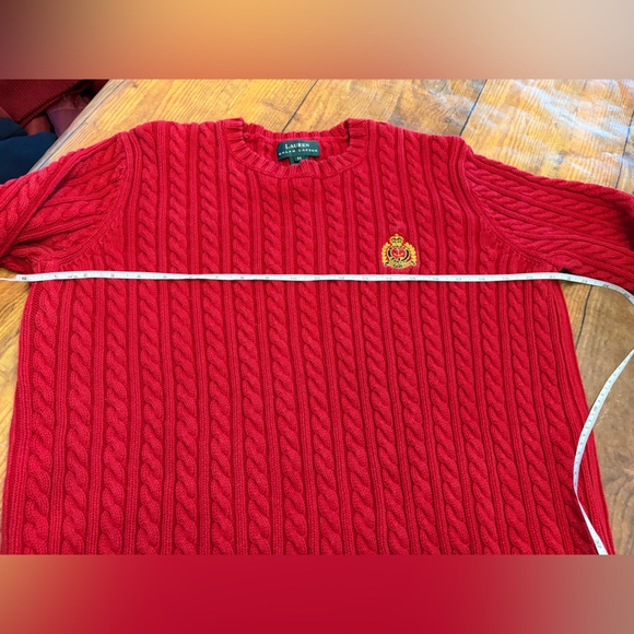 Ralph Lauren Red Crewneck Sweater - Picture 4 of 4